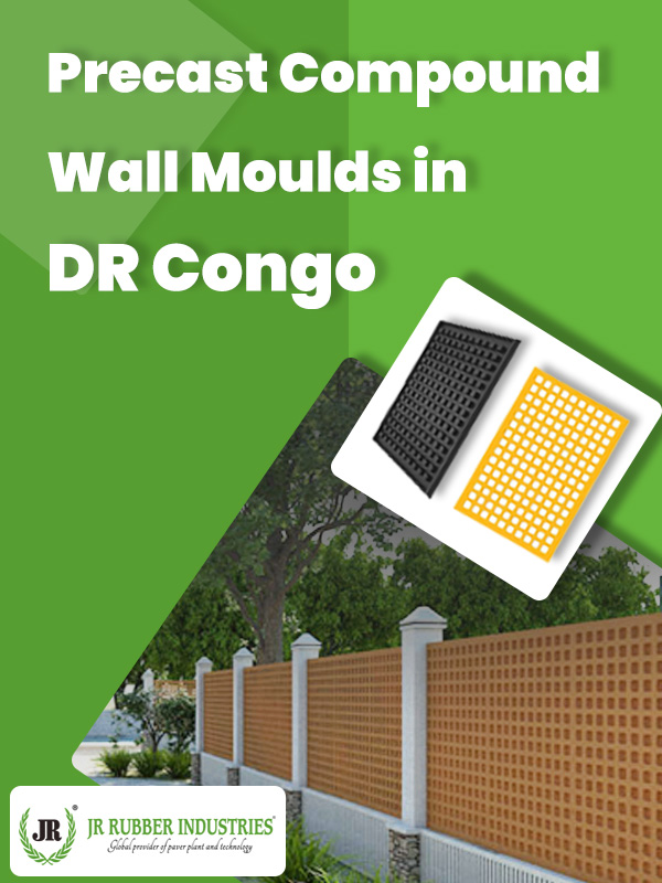 Precast compound walls in DR Congo